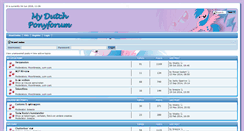 Desktop Screenshot of dutchponyforum.com
